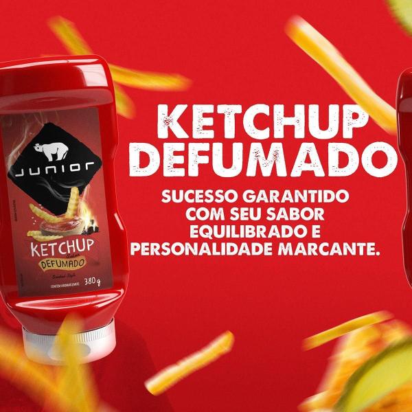 Ketchup Defumado Junior 380g - Combo 3 Frascos Imagem de Ketchup Defumado Junior 380g - Combo 3 Frascos