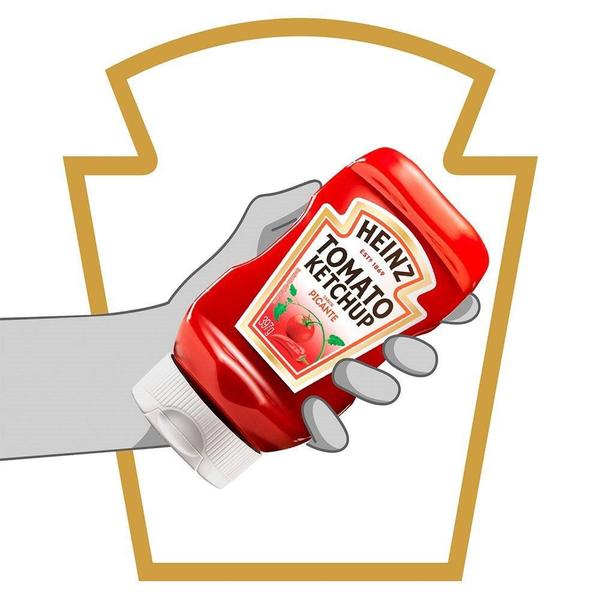 Imagem de Ketchup Heinz Picante 397g - Embalagem com 16 Unidades