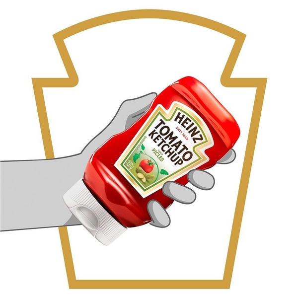 Ketchup Heinz Picles 397g - Embalagem com 16 Unidades Imagem de Ketchup Heinz Picles 397g - Embalagem com 16 Unidades