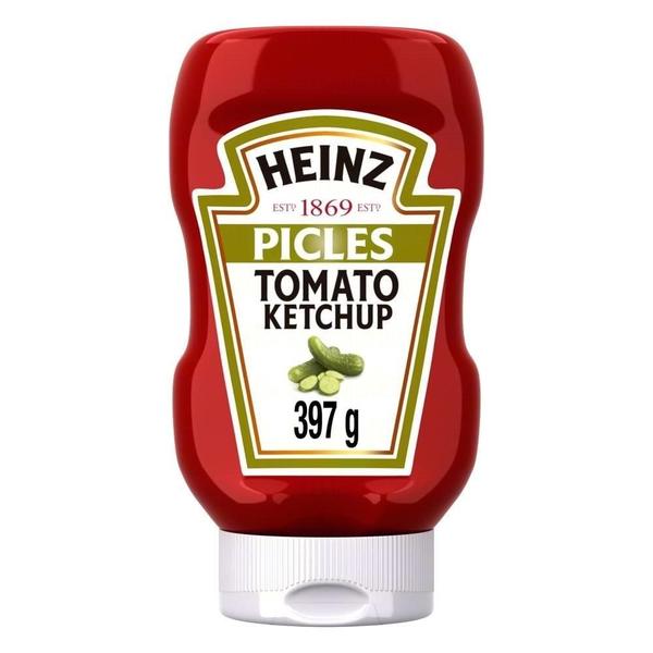Ketchup Heinz Picles 397g - Embalagem com 16 Unidades Imagem de Ketchup Heinz Picles 397g - Embalagem com 16 Unidades