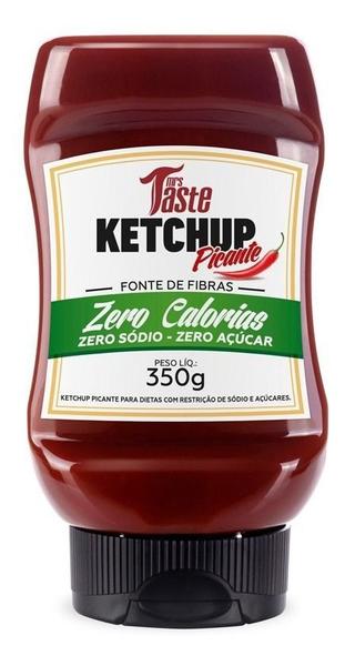 Ketchup Picante (350g) Zero Sódio & Zero Açúcar Mrs Taste Imagem de Ketchup Picante (350g) Zero Sódio & Zero Açúcar Mrs Taste