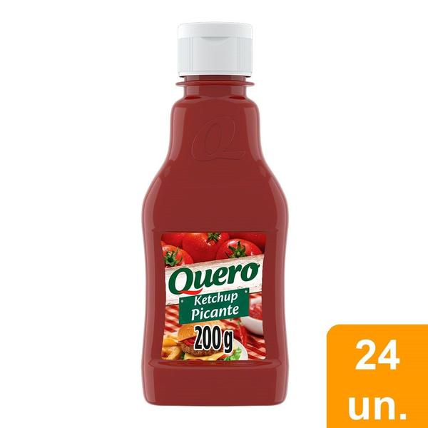 Imagem de Ketchup Quero Picante 200g - Embalagem com 24 Unidades