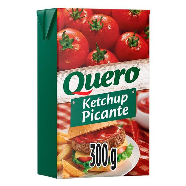 Imagem de Ketchup Quero Picante 300g - Embalagem com 24 Unidades