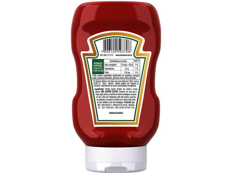Ketchup Tradicional Heinz 397g Imagem de Ketchup Tradicional Heinz 397g