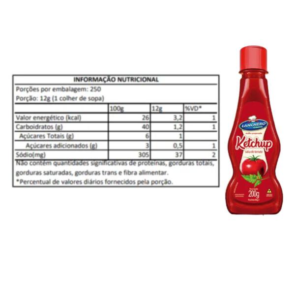 Imagem de Ketchup Tradicional Lanchero Frasco 200g