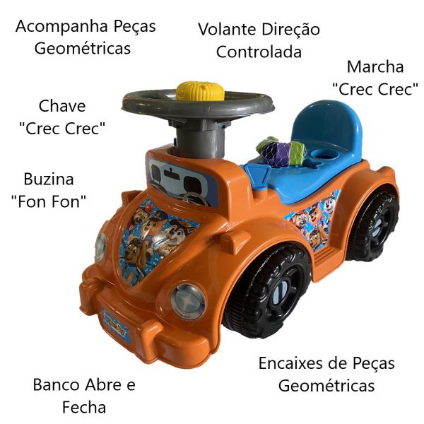 Imagem de Ketokinha Infantil Menino Carrinho Andador Motoquinha Chase