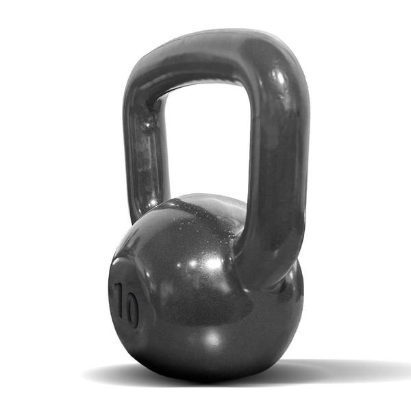 Imagem de Kettlebell 10Kg De Ferro Pintado Treinamento Funcional Fitness Musculação Academia Treino Em Casa