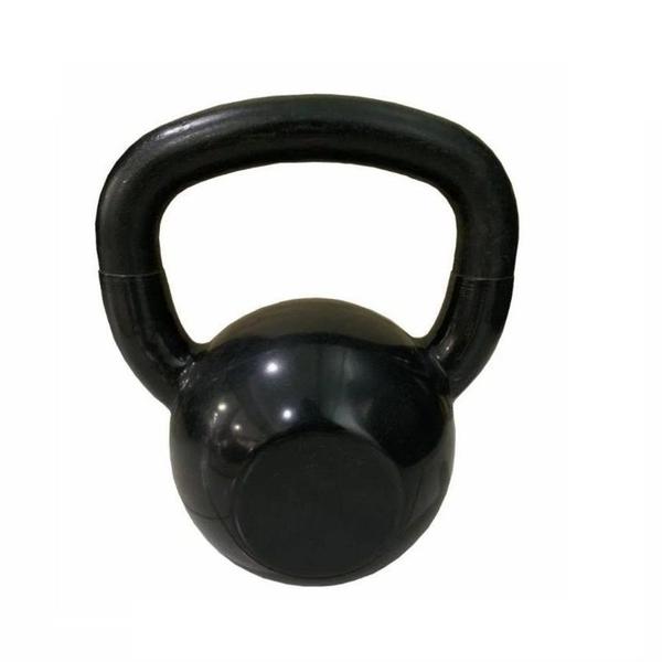 Imagem de Kettlebell 4KG Emborrachado Preto