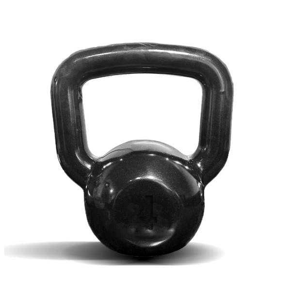 Imagem de Kettlebell 4Kg Pintado Para Academia Treino Funcional Musculação Peso Em Ferro Para exercício funcional