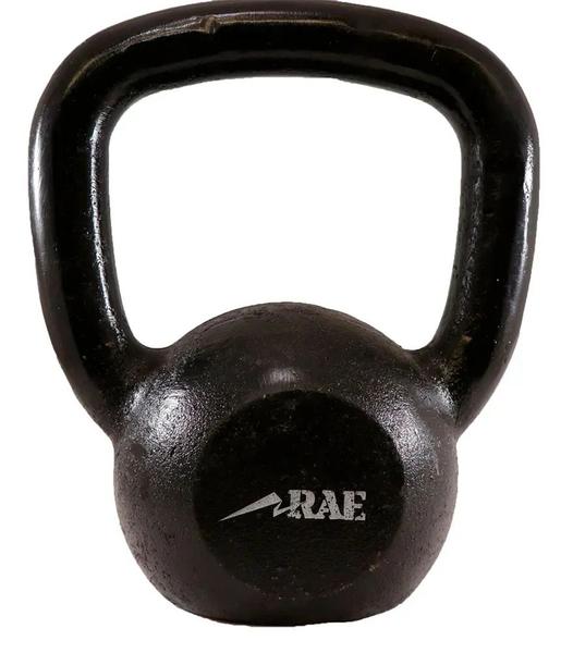 Imagem de Kettlebell de ferro polido para treinamento funcional 24 kg - rae fitness