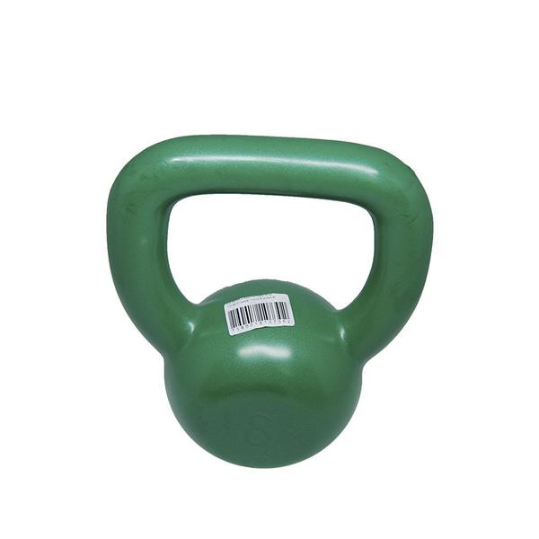 Imagem de Kettlebell Emborrachado 8Kgs Verde Treino Funcional