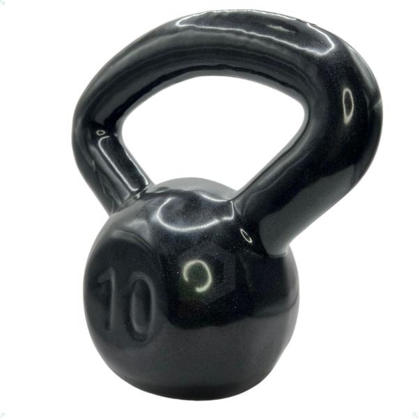 Imagem de Kettlebell Emborrachado Alça Longa - 10 Kg