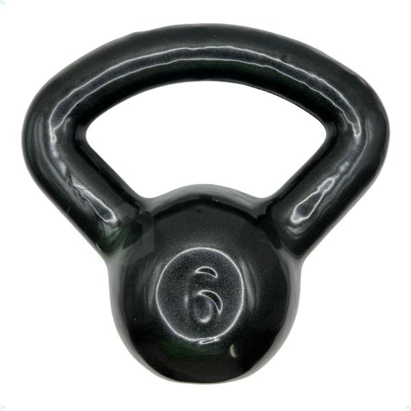 Kettlebell Emborrachado Alça Longa - 6 Kg - 2M FITNESS Imagem de Kettlebell Emborrachado Alça Longa - 6 Kg