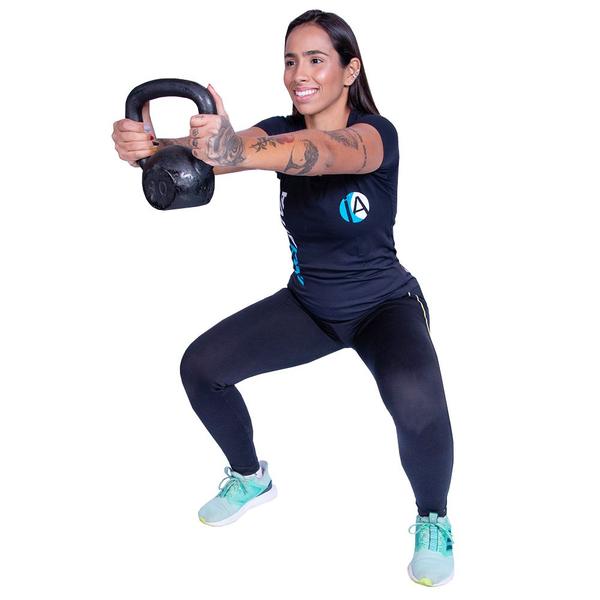 Imagem de Kettlebell pintado 10kg - unidade  iniciativa fitness