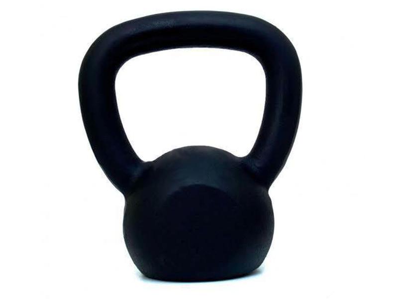 Imagem de Kettlebell Pintado 16 KG Fundidos de Minas - Preto