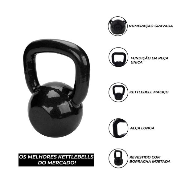 Imagem de Kettlebell revestido 18kg