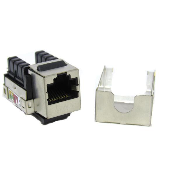 Imagem de Keystone CAT6 RJ45 8 Vias Blindado