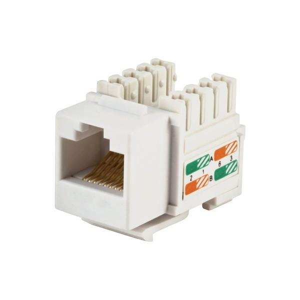 Imagem de Keystone EVUS C-102 RJ-45 Femea CAT6E Branco