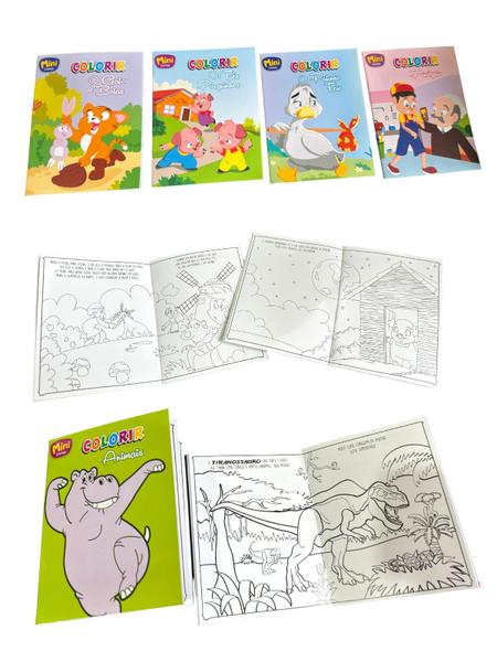 Imagem de Ki10un Mini Livros Infantis Histórias/ Colorir-Todolivro