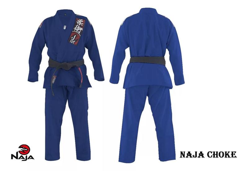 Imagem de Kimono de Jiu Jitsu Adulto Naja Choke Azul Marinho A2