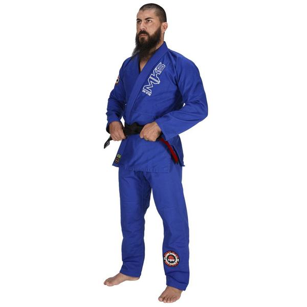 Imagem de Kimono de Jiu-Jitsu GLORY MKS Combat Blue