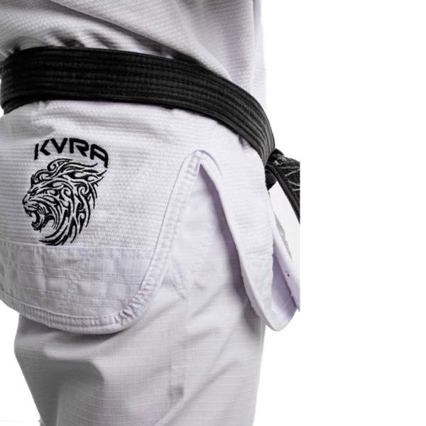 Imagem de Kimono de Jiu Jitsu KVRA King Branco A4