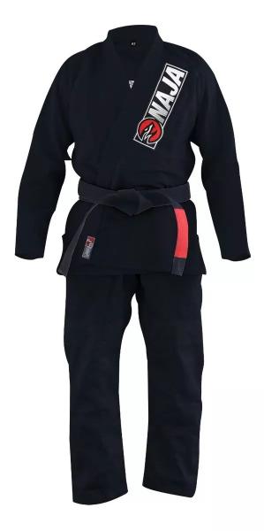 Imagem de Kimono De Jiu Jitsu Overcoming Trançado Preto Naja