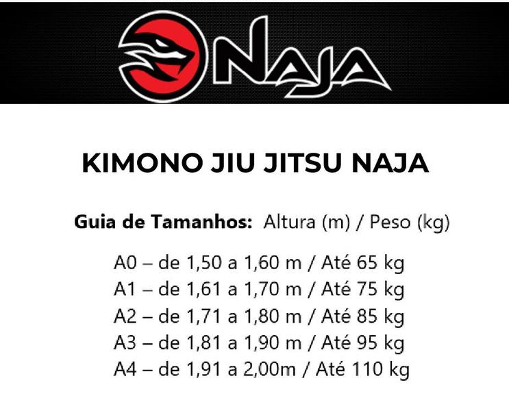 Imagem de Kimono De Jiu Jitsu Overcoming Trançado Preto Naja