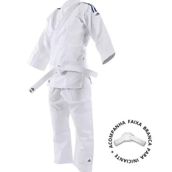 Kimono Infantil Judo Jiu-jitsu adidas Evolution J200 Branco Imagem de Kimono Infantil Judo Jiu-jitsu adidas Evolution J200 Branco