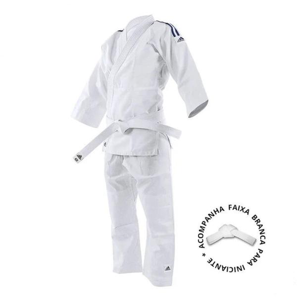 Kimono Infantil Judo Jiu-jitsu adidas Evolution J200 Branco Imagem de Kimono Infantil Judo Jiu-jitsu adidas Evolution J200 Branco