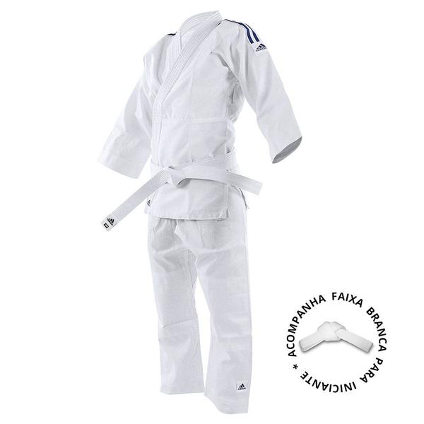 Imagem de Kimono Infantil Judo Jiu-Jitsu adidas Evolution J200E Branco