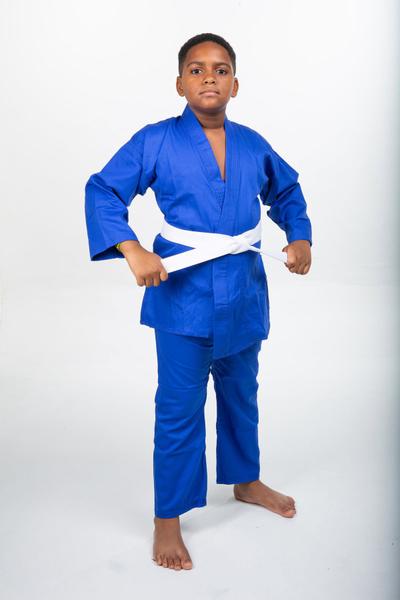 Imagem de Kimono Infantil Kids + Faixa Judô Jiu Jitsu Haganah