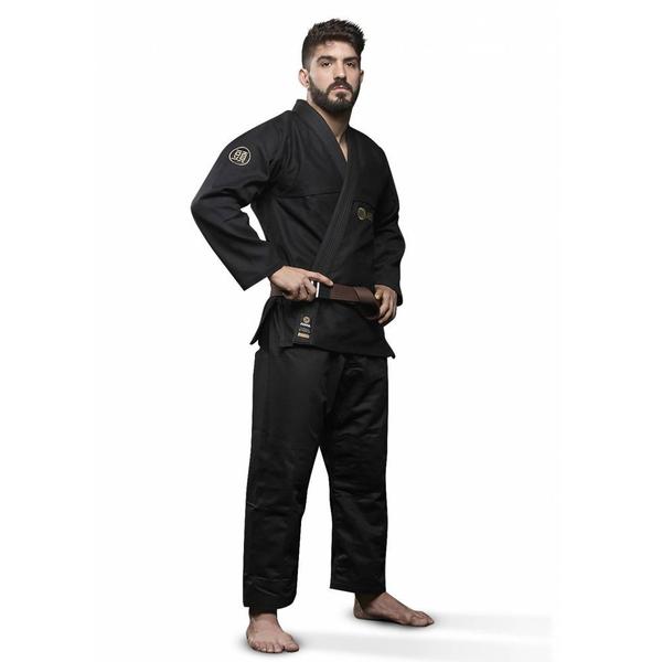 Imagem de Kimono Jiu Jitsu Atama Trançado Classic - Preto-A1