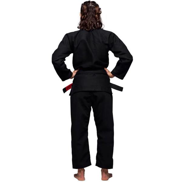 Imagem de Kimono Jiu Jitsu Atama Trançado Infinity Collab Feminino - Preto