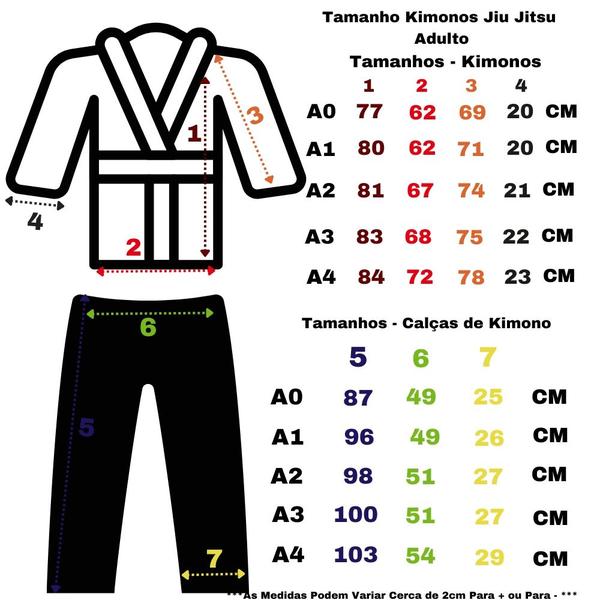 Imagem de Kimono Jiu-Jitsu Judô Adulto Preto Reforçado 1 Fit