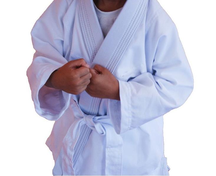 Imagem de Kimono Jiu-Jitsu Judô Infantil 1 Fit Promocional Branco