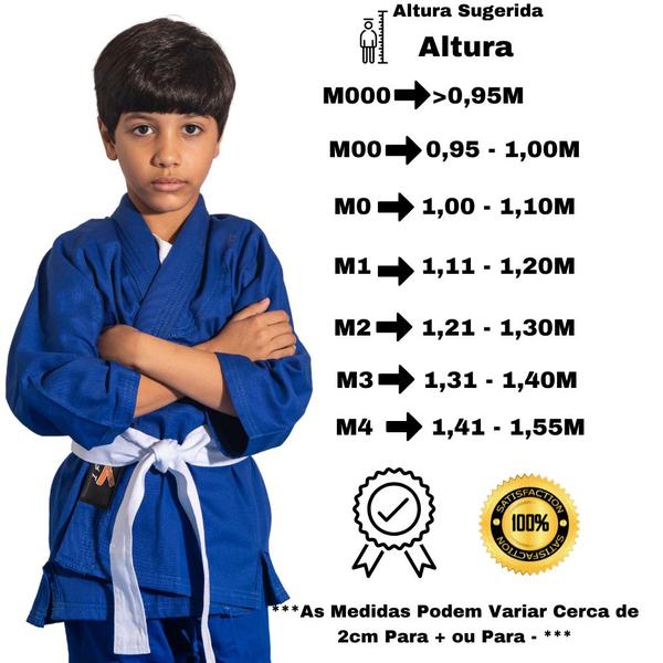 Imagem de Kimono Jiu-Jitsu Judô Infantil 1 Fit