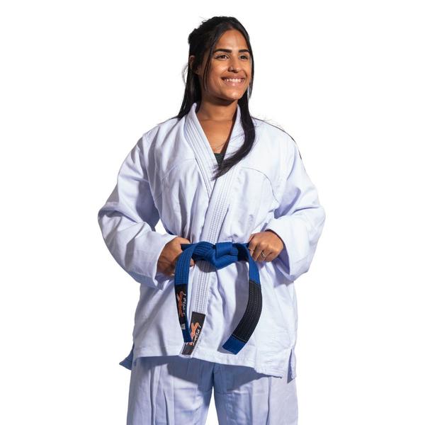 Imagem de Kimono Jiu-Jitsu Judô Reforçado Adulto 1 Fit