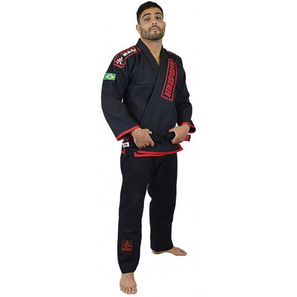 Imagem de Kimono Jiu Jitsu Keiko Ouro - Preto-A0