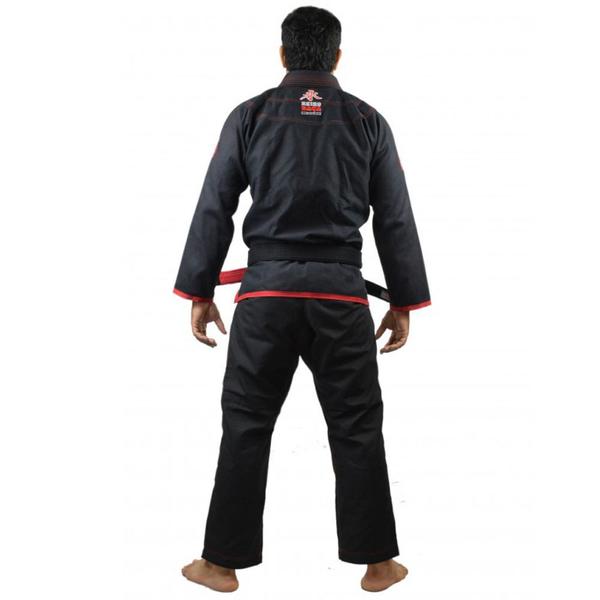 Kimono Jiu Jitsu Keiko Slim Fit - Preto-A3 Imagem de Kimono Jiu Jitsu Keiko Slim Fit - Preto-A3