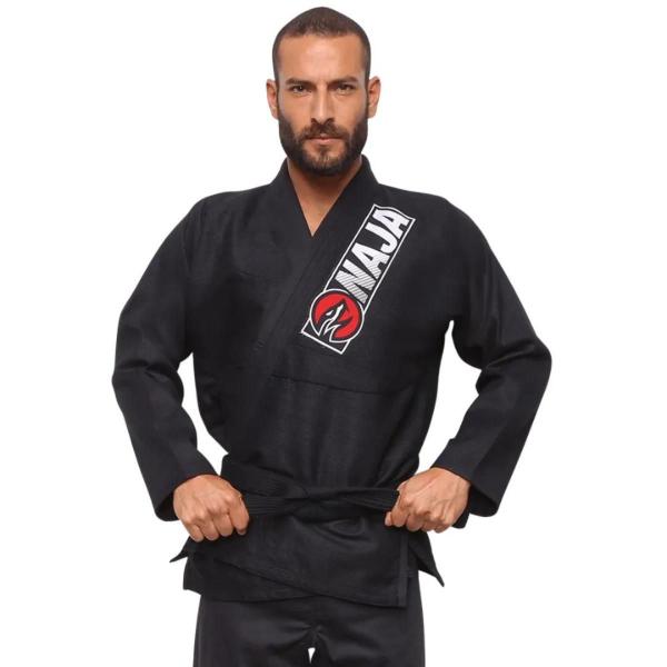 Imagem de Kimono Jiu Jitsu Trançado Reforçado Naja Tradição Qualidade