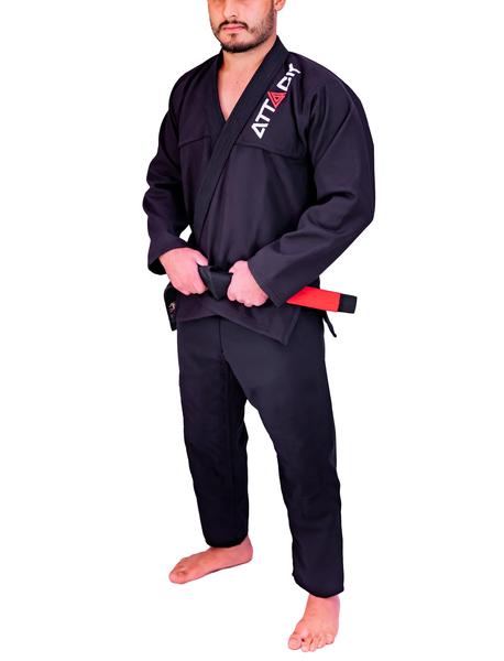 Imagem de Kimono JiuJitsu Adulto Trançado - Attack 3.0 Preto