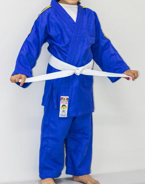 Imagem de kimono Judô Infantil Kids Azul Shihan