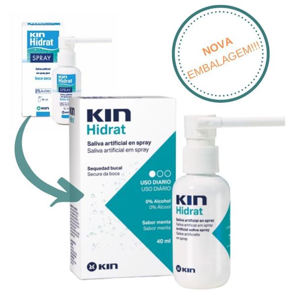 Imagem de Kin Hidrat Spray 40ml  KIN  Spray Oral p/ Boca Seca