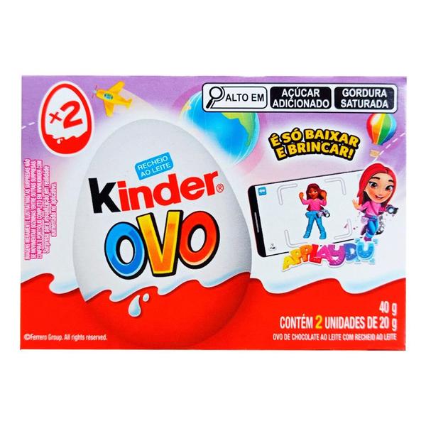 Imagem de Kinder Ovo Menina c/2 unid. 40Gr - Ferrero Rocher