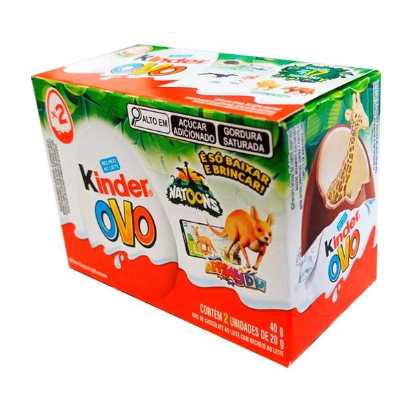 Imagem de Kinder Ovo Natoons c/2 unid. 40Gr - Ferrero Rocher