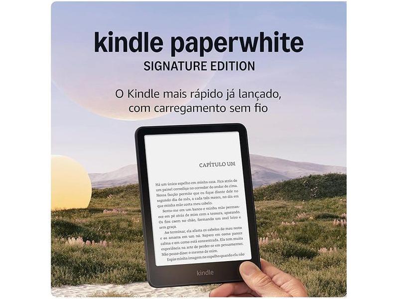 Kindle Paperwhite Signature Ed. 12a Geração, 32GB, 2024, O Kindle