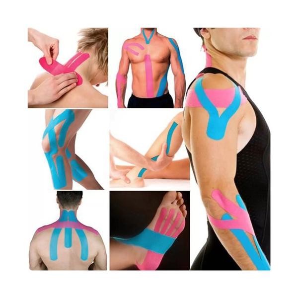 Kinesio Tape Aktive Sport Bandagem Elástica Adesiva Imagem de Kinesio Tape Aktive Sport Bandagem Elástica Adesiva