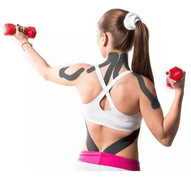 Imagem de Kinesio Tape Fita Bandagem Elástica Adesiva Multilaser 5 Metros - Cores