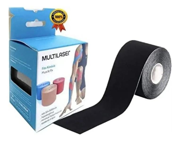 Kinesio Tape Fita Bandagem Elastica Fix Funcional - Multi Imagem de Kinesio Tape Fita Bandagem Elastica Fix Funcional